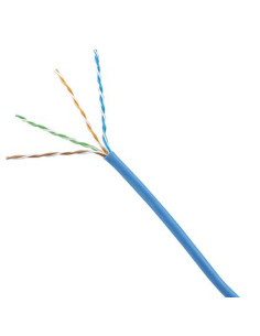 NUL5C04BU-CE,PANDUIT Copper Cable Cat 5e 4-PR 24 AWG UTP LSZH Blue 1000ft/305m "NUL5C04BU-CE"