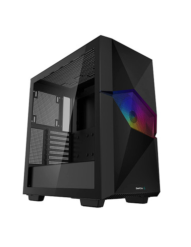 R-BKAAE1-C-1,CARCASE DeepCool "CYCLOPS BK" Middle Tower ATX, USB3.0xxxx1, Type-Cxxxx1, Audioxxxx1, negru, "R-BKAAE1-C-1" (timbru