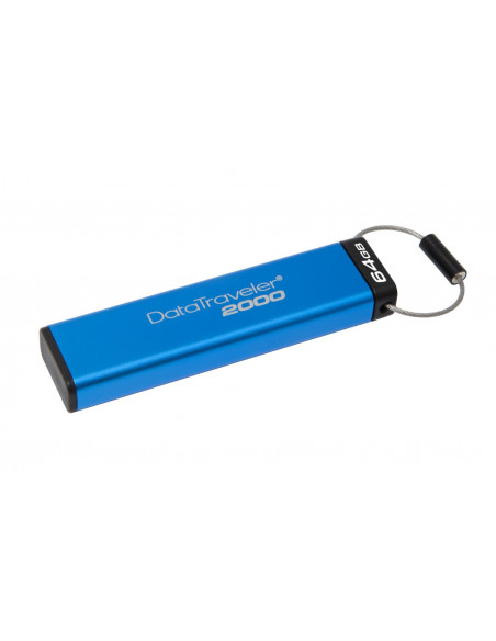 MEMORY DRIVE FLASH USB3 64GB/KEYPAD DT2000/64GB