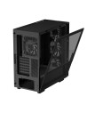 R-CH560-BKAPE4-G-1,CARCASE DeepCool "CH560" Middle Tower ATX, USB3.0xxxx2, Audioxxxx1, negru, "R-CH560-BKAPE4-G-1" (timbru verde