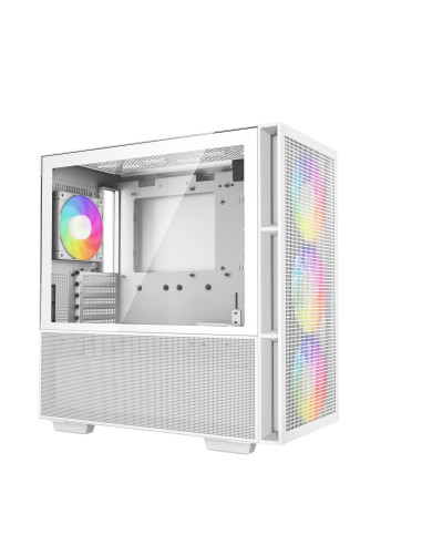 R-CH560-WHAPE4-G-1,CARCASE DeepCool "CH560 WH" Middle Tower ATX, USB3.0xxxx2, Audioxxxx1, alb, "R-CH560-WHAPE4-G-1" (timbru verd