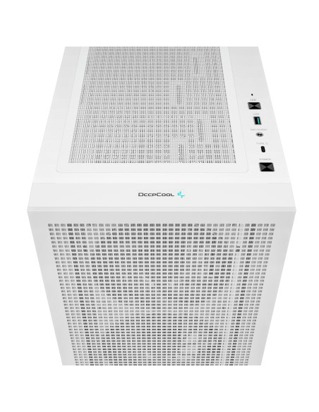 R-CH560-WHAPE4-G-1,CARCASE DeepCool "CH560 WH" Middle Tower ATX, USB3.0xxxx2, Audioxxxx1, alb, "R-CH560-WHAPE4-G-1" (timbru verd