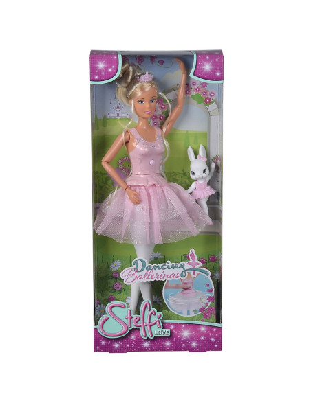 S105733603,Papusa Simba Steffi Love Dancing Ballerinas 29 cm cu figurina
