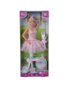 S105733603,Papusa Simba Steffi Love Dancing Ballerinas 29 cm cu figurina