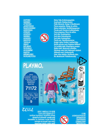 PM71172,Figurina Bunicuta cu pisici