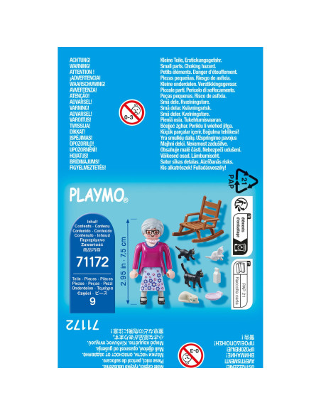 PM71172,Figurina Bunicuta cu pisici