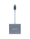 SPDS-TypeC-HUP-3in1,Docking Station Spacer universal 3 in 1, conectare Type-C USB 3.1, USB 3.0 x 1, porturi video HDMI x 1, supo