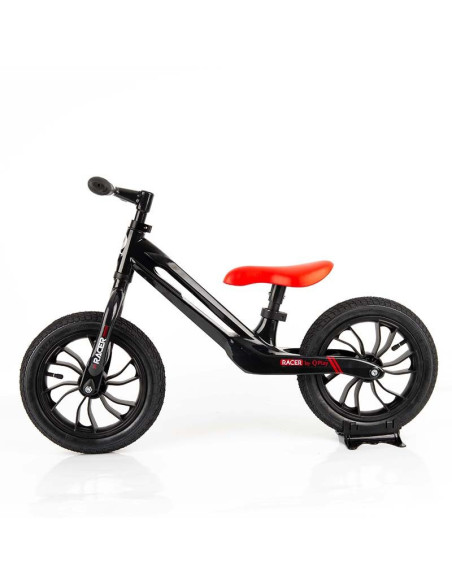 323QPRACE60,Balance bike Qplay Racer negru/rosu