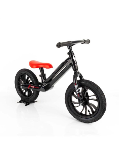 323QPRACE60,Balance bike Qplay Racer negru/rosu
