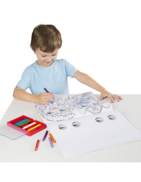 MD5169,Bloc cu desene de colorat Mutrite Caraghioase Melissa and Doug