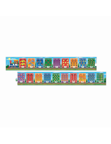 MD31000,Puzzle de podea Treuletul numerelor - Melissa & Doug