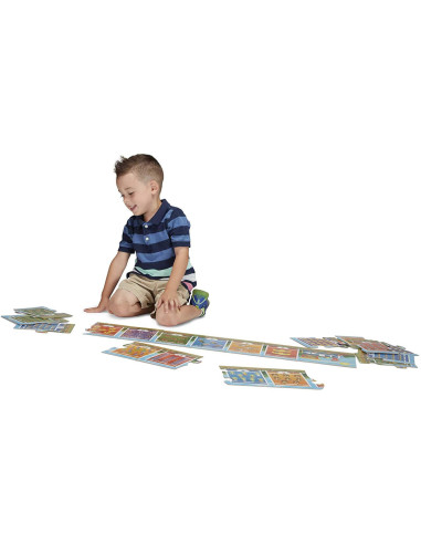 MD31000,Puzzle de podea Treuletul numerelor - Melissa & Doug