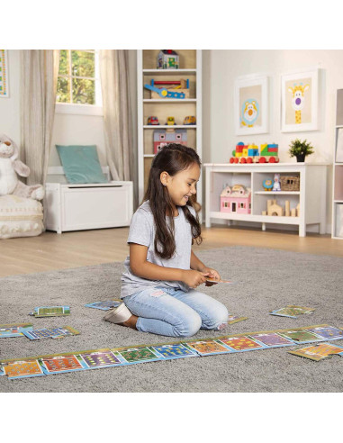 MD31000,Puzzle de podea Treuletul numerelor - Melissa & Doug