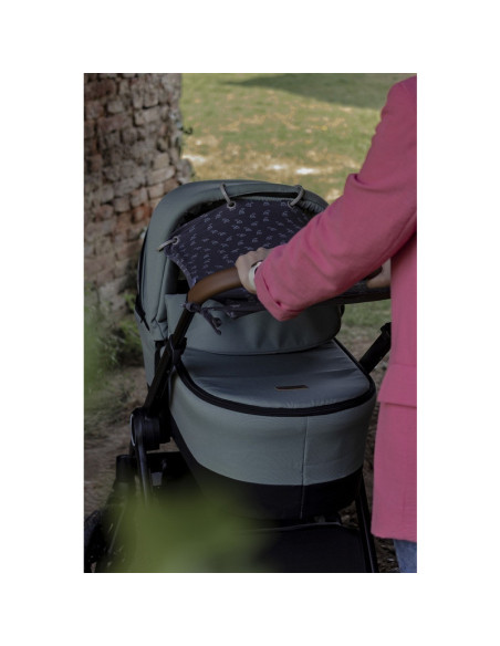 BN-406113,Petite&Mars - Parasolar textil pentru soare si vant, Universal, Protectie UV SPF40+, Potrivit pentru carucioare si sca