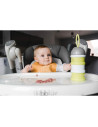 BN-BBL-B0115-L,Recipient pentru lapte praf sau gustari, Dose, Cu trei compartimente, BPA Free, Bbluv, Lime