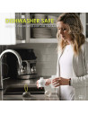 BN-BBL-B0115-L,Recipient pentru lapte praf sau gustari, Dose, Cu trei compartimente, BPA Free, Bbluv, Lime