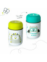 BN-BBL-B0122-L,Termos pentru alimente solide, Food, Cu lingurita inclusa, 300 ml, BPA Free, Bbluv, Lime