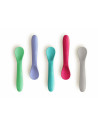 BN-BBL-B0190-P,Set 5 lingurite, Spoon, Silicon, Textura moale, Anti-bacteriene si non-alergice, Fara BPA, Bbluv, Pink