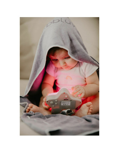 BN-BBL-B0182,Lampa de veghe Stea, Star, Cu muzica, Cu volum ajustabil, Lumina activata prin control Touch, Bbluv, Whitte