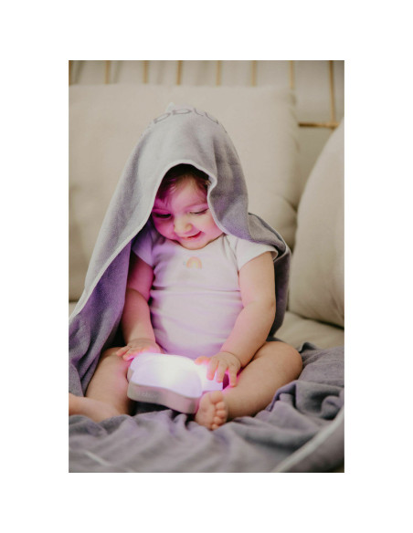 BN-BBL-B0182,Lampa de veghe Stea, Star, Cu muzica, Cu volum ajustabil, Lumina activata prin control Touch, Bbluv, Whitte