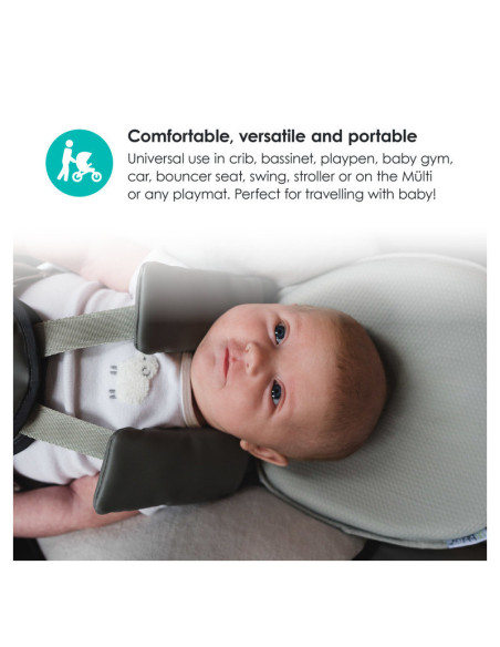 BN-BBL-B0106,Perna ergonomica, Pilo, Utilizare universala, Previne plagiocefalia, BBluv, Ivory