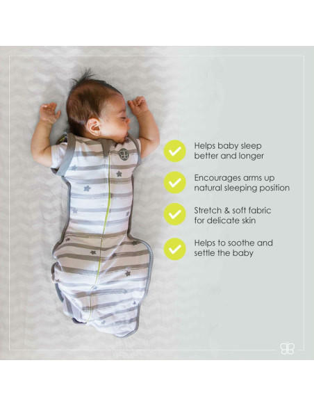 BN-BBL-B0136-S,Sistem de infasare 3 in 1, Sleep, Confortabil si sigur, Cu 3 pozitii ale bratelor, Small, Pentru 3 - 6 Kg, Bbluv,