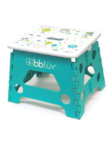 BN-BBL-B0114-B,Inaltator de baie pliabil, Step, Practic si usor de transportat, Rezistent pana la 113 Kg, Bbluv, Blue