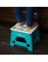 BN-BBL-B0114-L,Inaltator de baie pliabil, Step, Practic si usor de transportat, Rezistent pana la 113 Kg, Bbluv, Lime