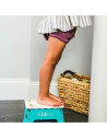 BN-BBL-B0114-L,Inaltator de baie pliabil, Step, Practic si usor de transportat, Rezistent pana la 113 Kg, Bbluv, Lime