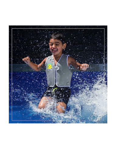 BN-BBL-B0166-AQ-S,Vesta pentru inot, Naj, Cu protectie solara SPF 50+, Neopren, Small, 1-3 ani, Bbluv, Aqua