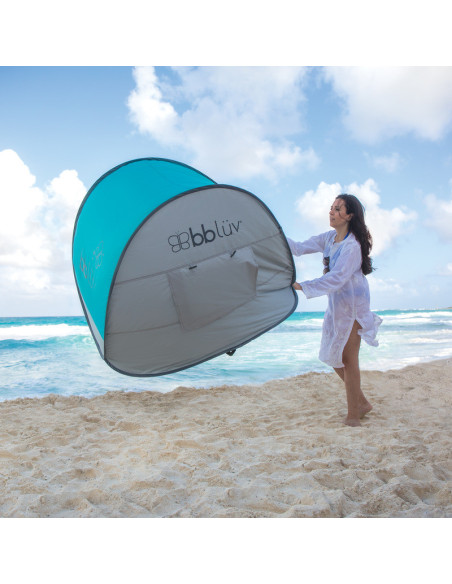 BN-BBL-B0135,Cort de joaca, Sunkito, Anti-UV, Cu plasa impotriva tantarilor, Include geanta de transport si stalpi de sustinere,