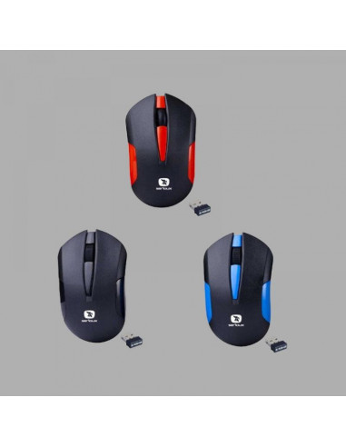Mouse Serioux wireless, Drago 300, 1000dpi, negru, baterie AA