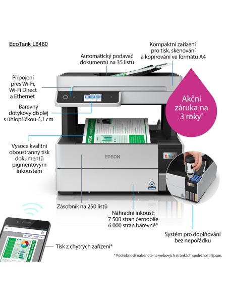 Printer cop scan l6460 ecotank c11cj89403 epson