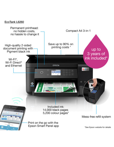 PRINTER COP SCAN L6260 C11CJ62402 EPSON