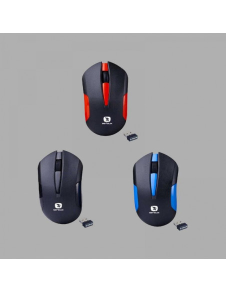 Mouse Serioux wireless, Drago 300, 1000dpi, rosu, baterie AA