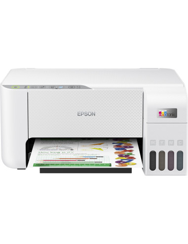 Imprimanta Multifunctionala inkjet color EPSON EcoTank L3256 CISS, A4, USB, Wi-Fi, Alb
