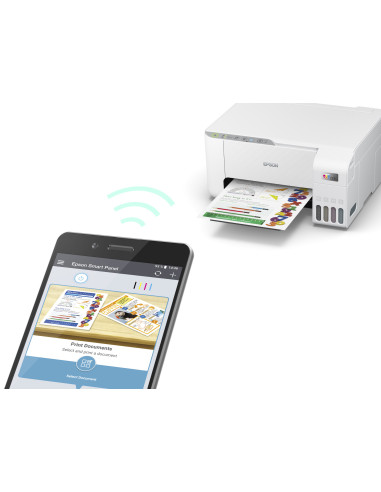 Imprimanta Multifunctionala inkjet color EPSON EcoTank L3256 CISS, A4, USB, Wi-Fi, Alb Imprimanta Multifunctionala inkjet color EPSON EcoTank L3256 CISS, A4, USB, Wi-Fi, Alb