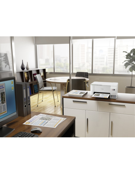 Imprimanta Multifunctionala inkjet color EPSON EcoTank L3256 CISS, A4, USB, Wi-Fi, Alb Imprimanta Multifunctionala inkjet color EPSON EcoTank L3256 CISS, A4, USB, Wi-Fi, Alb