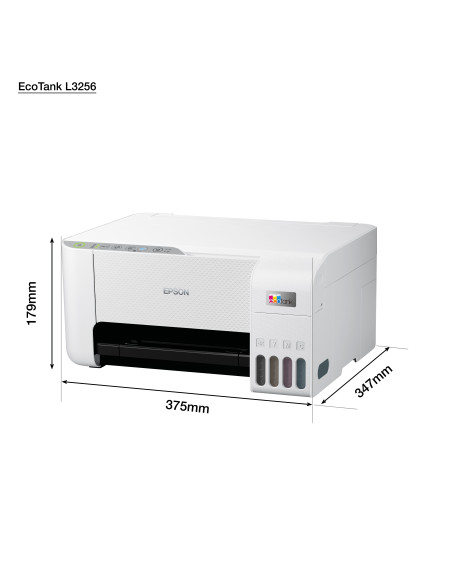 Imprimanta Multifunctionala inkjet color EPSON EcoTank L3256 CISS, A4, USB, Wi-Fi, Alb Imprimanta Multifunctionala inkjet color EPSON EcoTank L3256 CISS, A4, USB, Wi-Fi, Alb