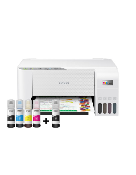Imprimanta Multifunctionala inkjet color EPSON EcoTank L3256 CISS, A4, USB, Wi-Fi, Alb Imprimanta Multifunctionala inkjet color EPSON EcoTank L3256 CISS, A4, USB, Wi-Fi, Alb