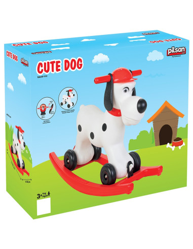 PL-07-913,Balansoar pentru copii Pilsan Cute Dog white