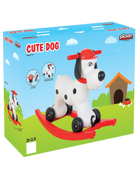 PL-07-913,Balansoar pentru copii Pilsan Cute Dog white