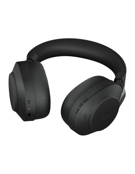 28599-999-989,Casti cu microfon Jabra Evolve2 85, Link380a MS Stereo Stand, Bluetooth/3.5mm jack/USB-C, Negru