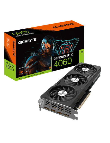 GV-N4060GAMING OC-8GD,Placa video Gigabyte nVidia GeForce RTX 4060 GAMING OC 8GB, GDDR6, 128bit