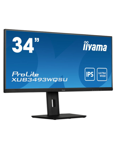 XUB3493WQSU-B5,Monitor LED Iiyama ProLite XUB3493WQSU-B5, 34inch, 3440x1440, 4ms, Negru