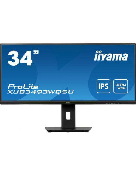 XUB3493WQSU-B5,Monitor LED Iiyama ProLite XUB3493WQSU-B5, 34inch, 3440x1440, 4ms, Negru