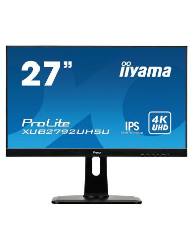 XUB2792UHSU-B1,Monitor LED Iiyama XUB2792UHSU-B1, 27inch, 3840x2160, 4ms, Negru