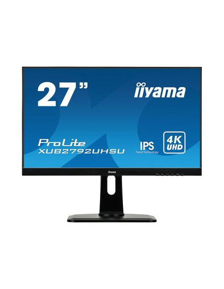 XUB2792UHSU-B1,Monitor LED Iiyama XUB2792UHSU-B1, 27inch, 3840x2160, 4ms, Negru