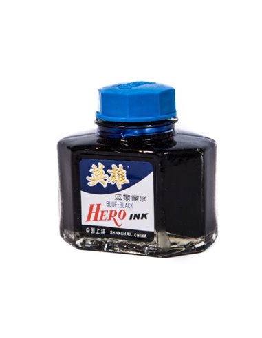 PC-HERO007-3BUC,Set Hero - 3 stilouri Hero 007 Negru, Verde, Visiniu + Cerneala hero bleumarin