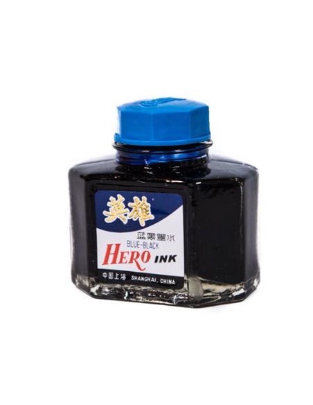 PC-HERO007-3BUC,Set Hero - 3 stilouri Hero 007 Negru, Verde, Visiniu + Cerneala hero bleumarin